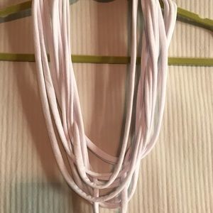 Rayon blend neck embellishment